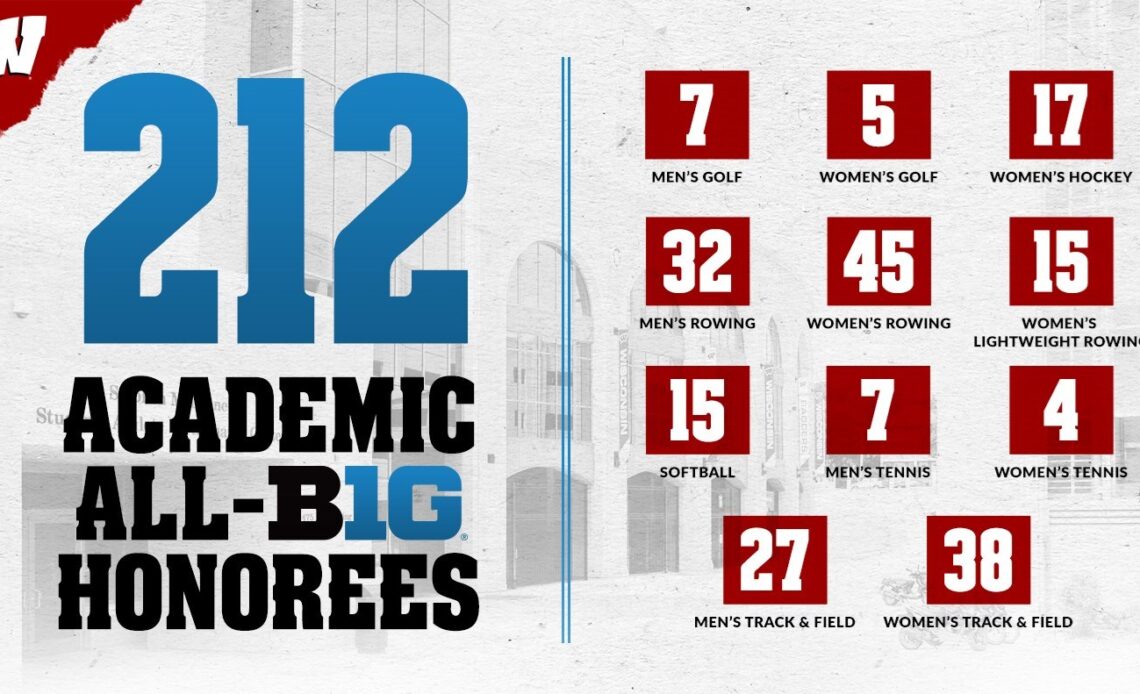 More than 200 student-athletes named Academic All-Big Ten