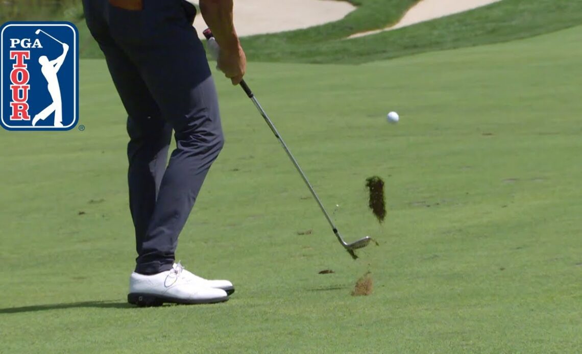 Oddly satisfying slo-mo divot compilation