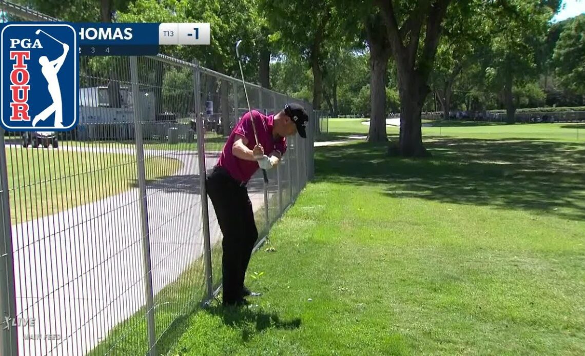 On the fence, Justin Thomas salvages par