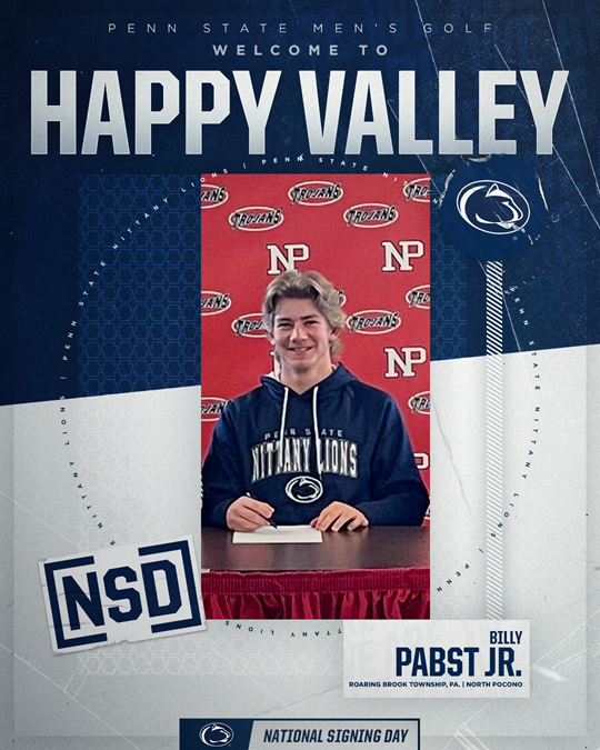 Billy Pabst Jr. Signing Day Graphic