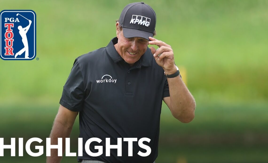 Phil Mickelson shoots 6-under 64 | Round 1 | Travelers Championship 2020