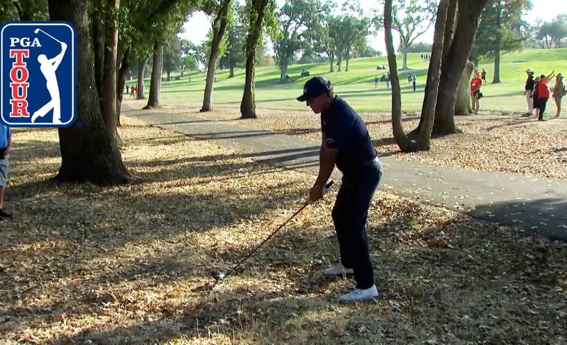Phil Mickelson’s driver from the woods leads to improbable birdie at Fortinet | 2021