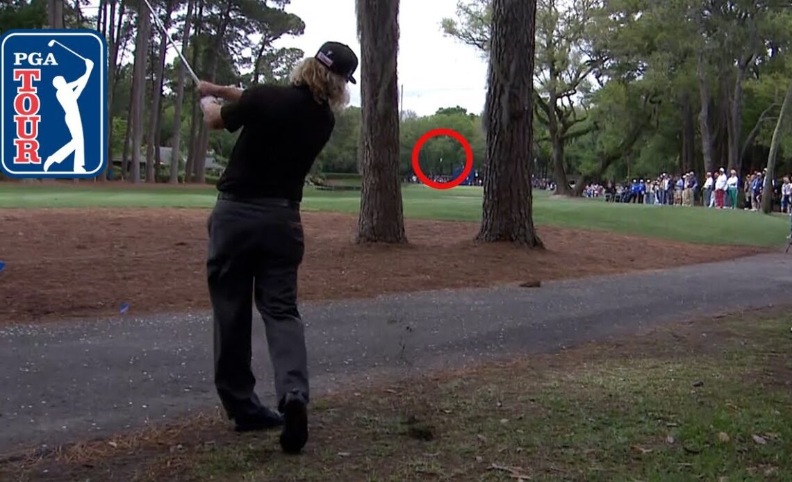 Ridiculous all-time escape shots from RBC Heritage