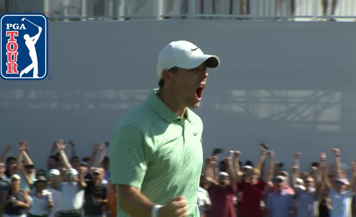 Rory McIlroy's electrifying 31-footer for birdie at TOUR Championship