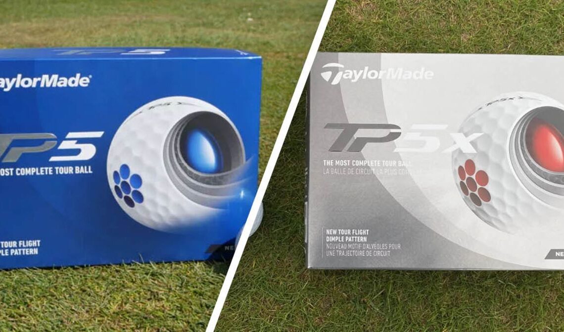 TaylorMade TP5 vs TP5x Golf Ball