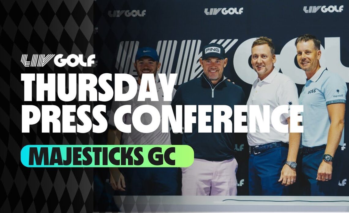 Thursday's Press Conference | LIV Golf Bedminster