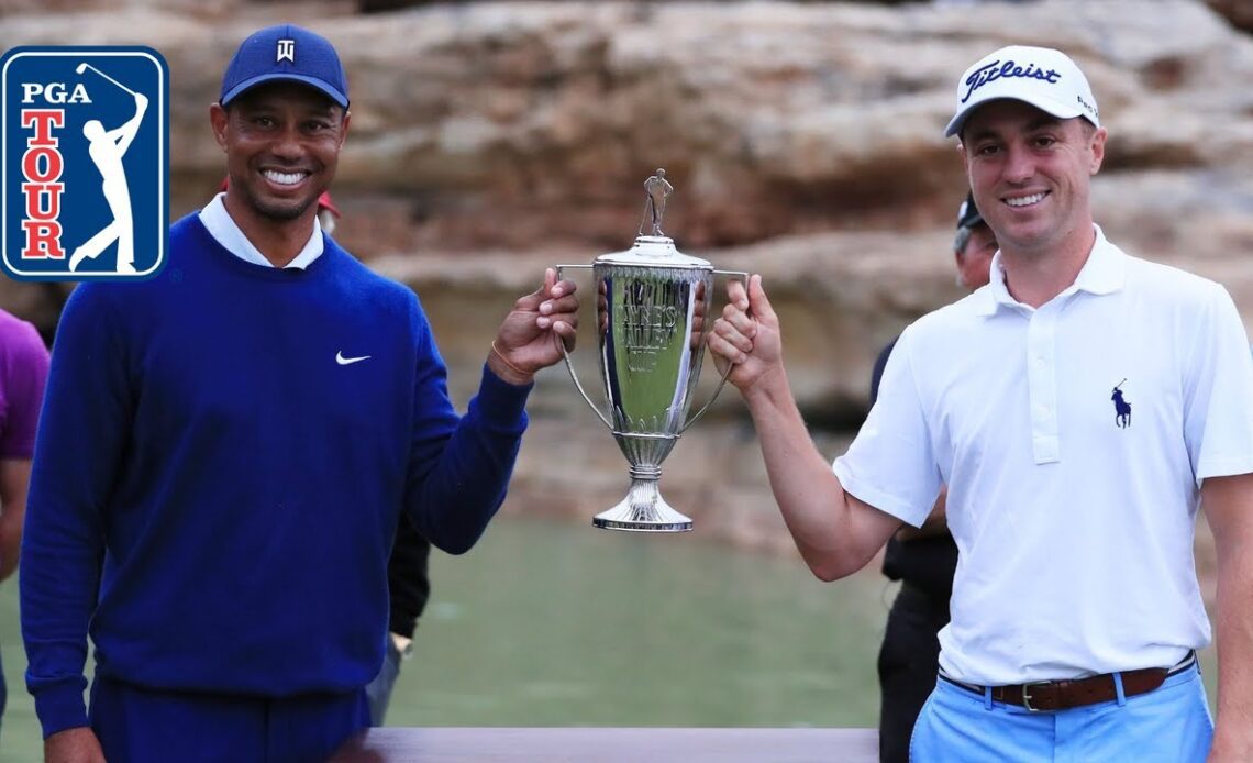 Tiger Woods and Justin Thomas’ winning highlights from Payne’s Valley Cup