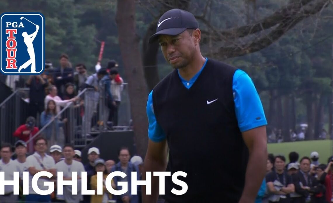 Tiger Woods edges closer to 82nd PGA TOUR title | Round 3 | ZOZO 2019