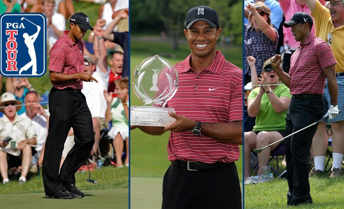 Tiger Woods’ incredible flop leads to victory at 2009 Memorial Tournament