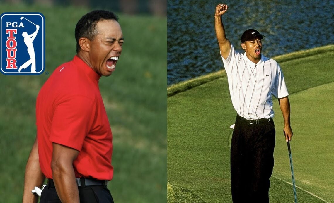 Tiger Woods' craziest putts of his career