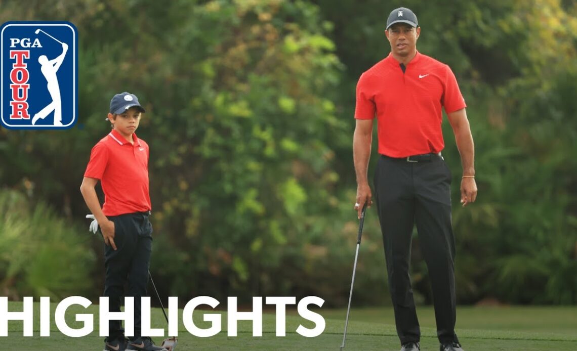Tiger and Charlie Woods’ team highlights from PNC Championship | 2020