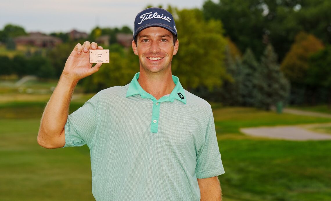 Trevor Cone secures PGA Tour card