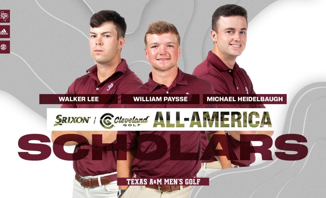 Trio of Aggies Earn Srixon/Cleveland Golf GCAA All-America Scholar Honors - Texas A&M Athletics