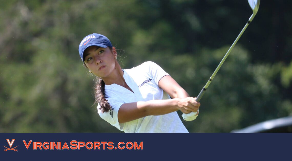 Virginia Women's Golf | Sambach Ties UVA Scoring Mark as Hoos Lead ANNIKA