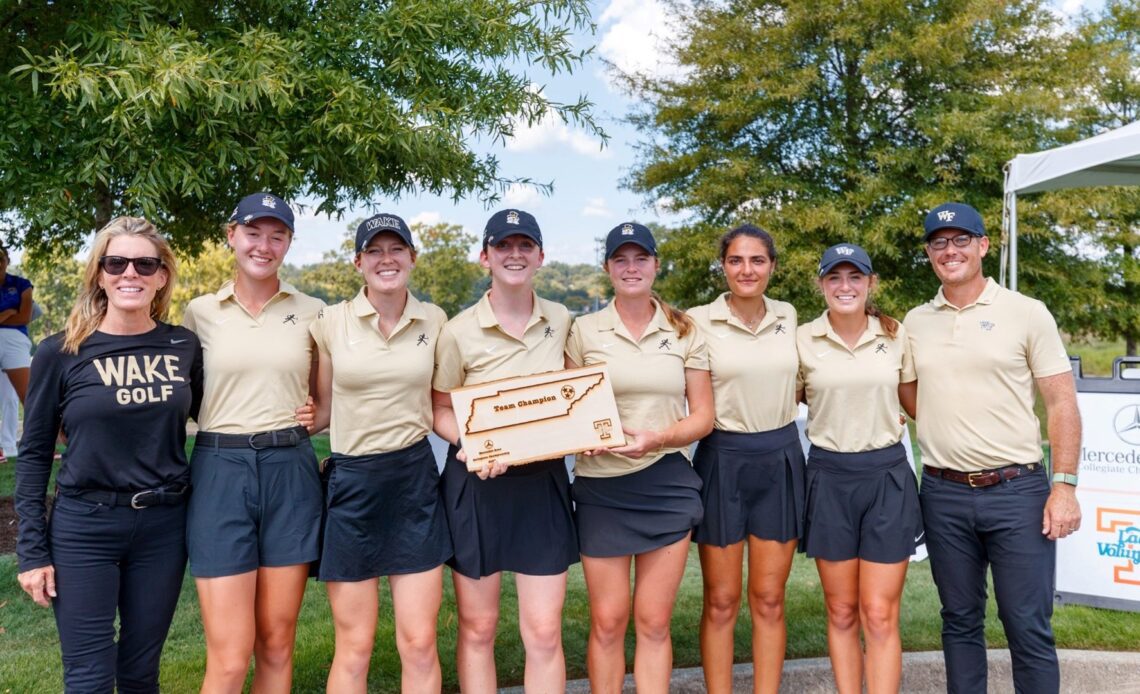 Wake Forest Wins Second Consecutive Title at Mercedes Benz Intercollegiate