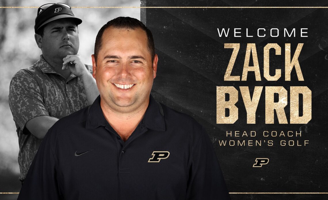 Zack Byrd Named Purdue Head Women’s Golf Coach