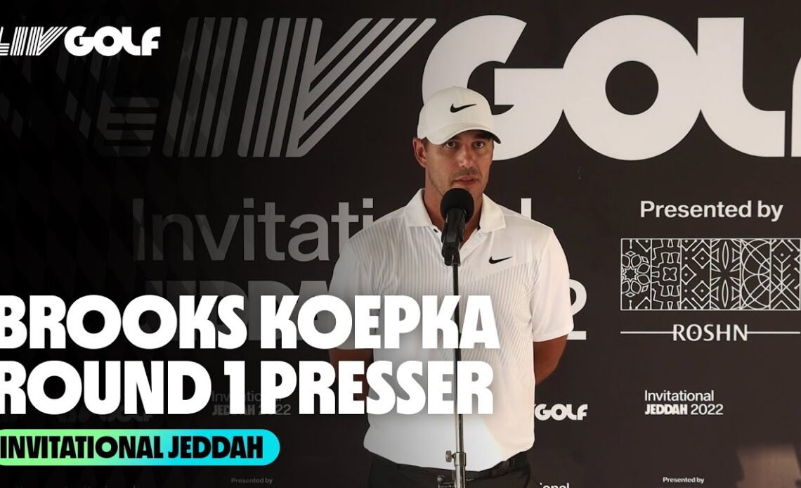 Brooks Koepka Round 1 Press Conference | Invitational Jeddah