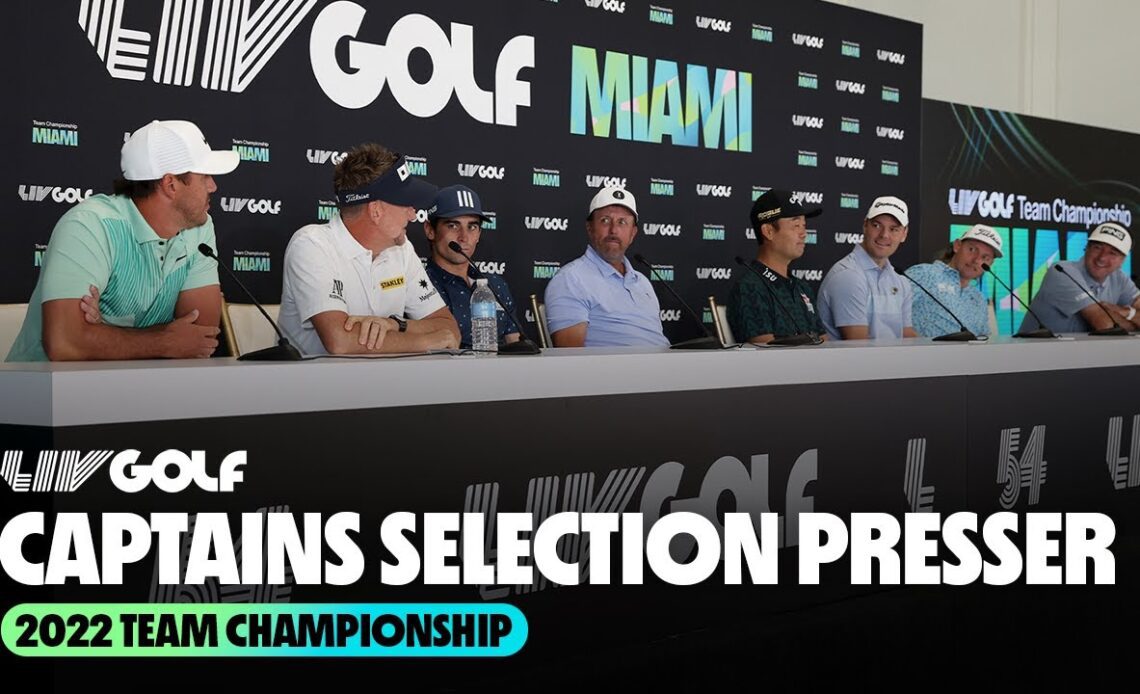 Captains Selection Press Conference | 2022 Team Championship