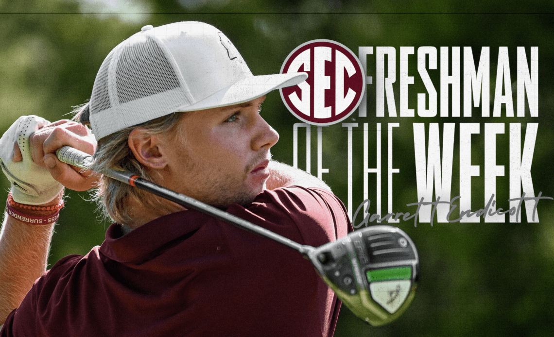 Endicott Wins SEC Freshman Golfer Of The Week