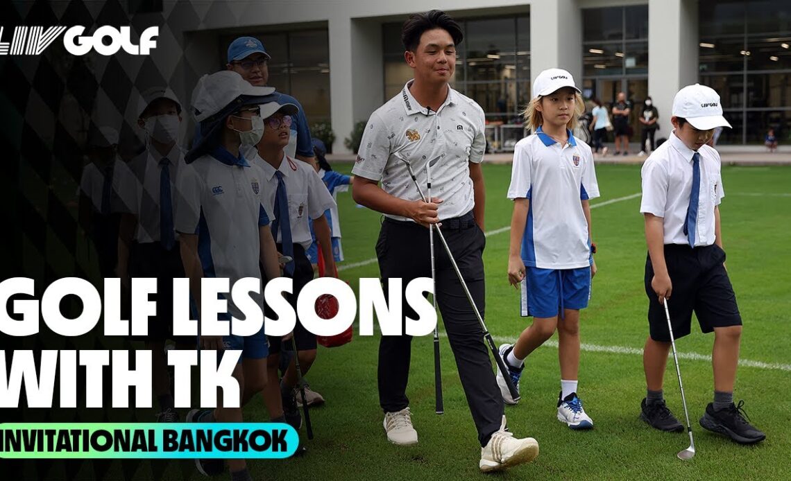 Golf Lessons With 15-Year Old Phenom TK | Invitational Bangkok