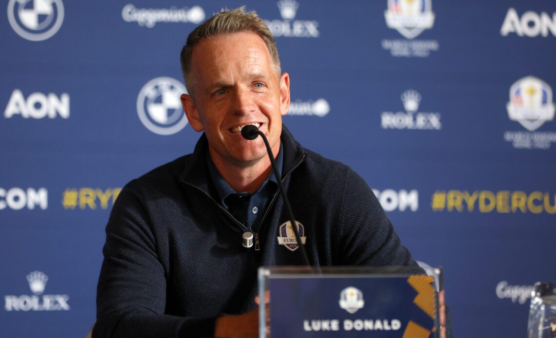 I Fully Expect Us To Be Underdogs' - Ryder Cup Captain Luke Donald
