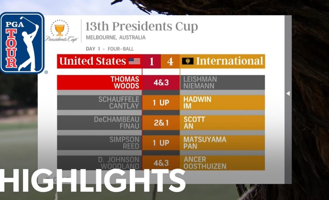 Internationals take stunning early lead | Day 1 | Presidents Cup 2019