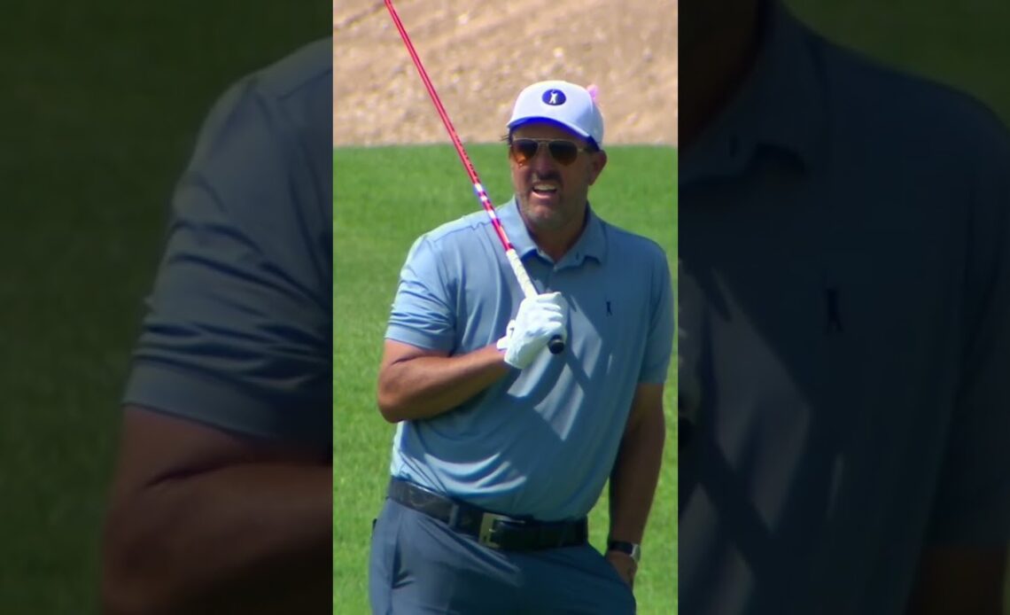 Luck or skill? 🤔 #shorts #livgolf #golf #sports #philmickelson