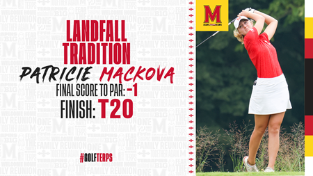 Maryland Finishes 14th at Landfall Tradition, Mackova with Top-20 Performance to Close Out Fall Season