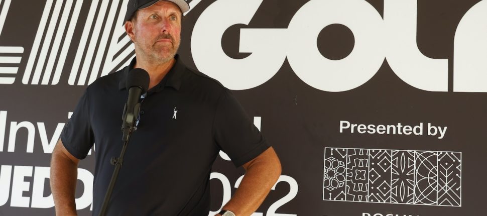 Phil Mickelson: Golf is "lucky" to have Saudi…