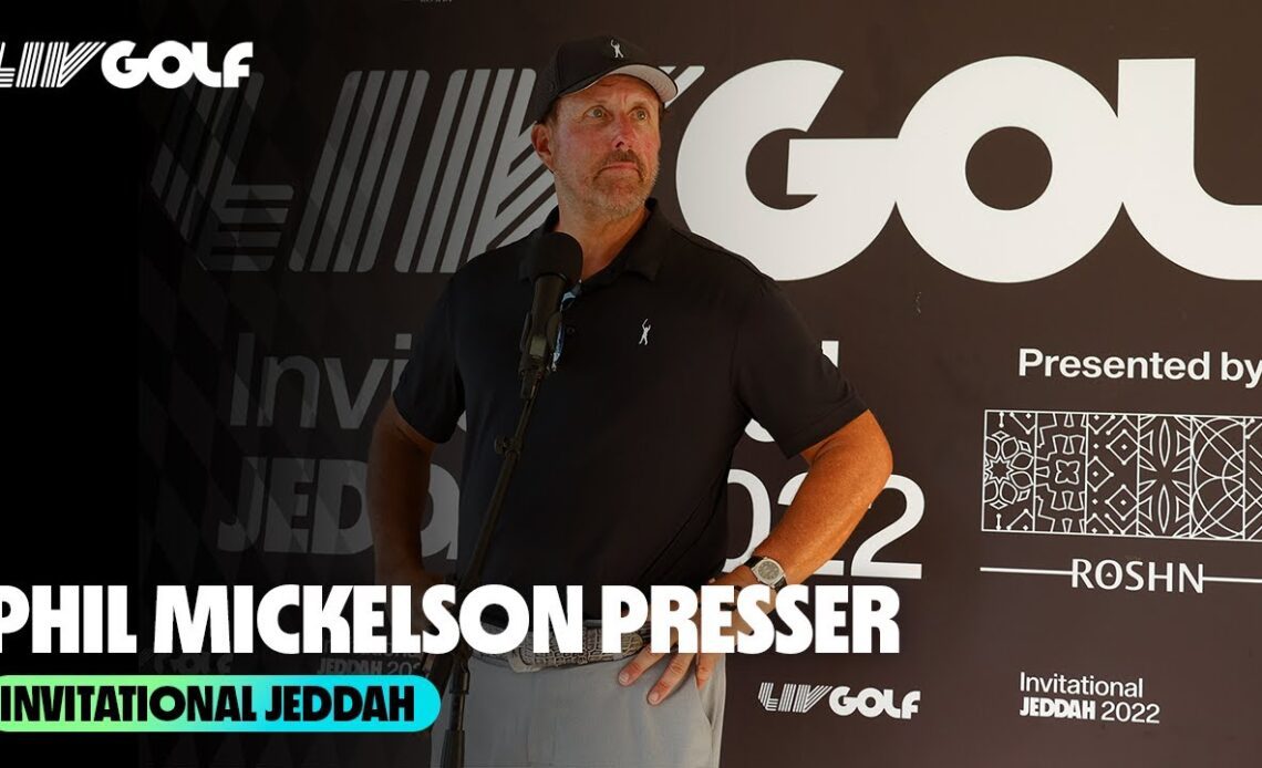 Phil Mickelson Press Conference | Invitational Jeddah