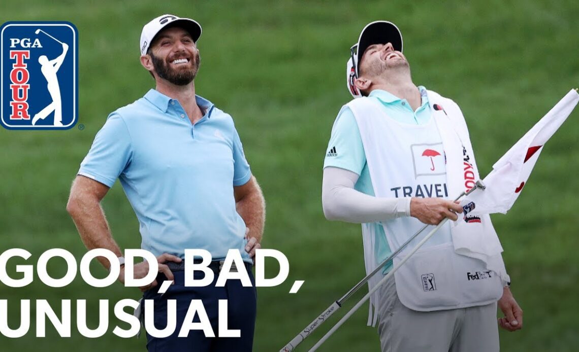 Shoeless Dustin Johnson ties Tiger, JT full beg and Poulter passes gas