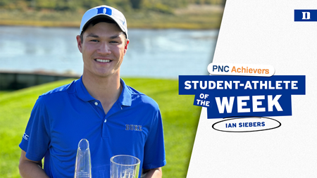 Siebers Named PNC Achievers Student-Athlete of the Week