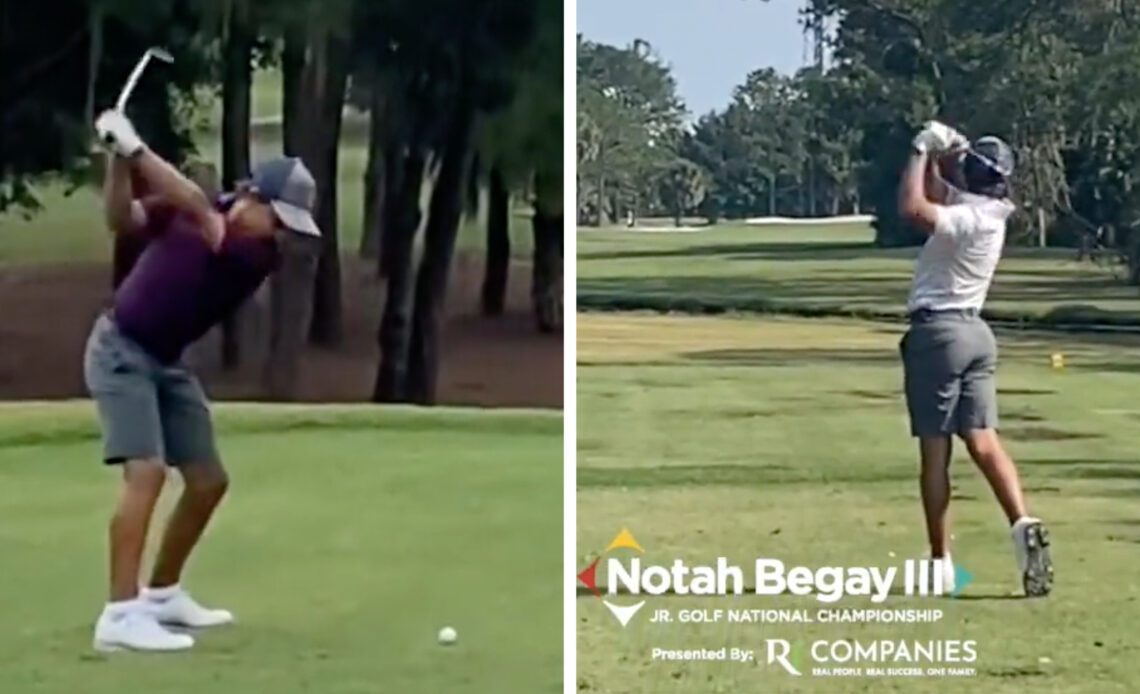 Social Media Goes Wild For Viral Charlie Woods Swing Video