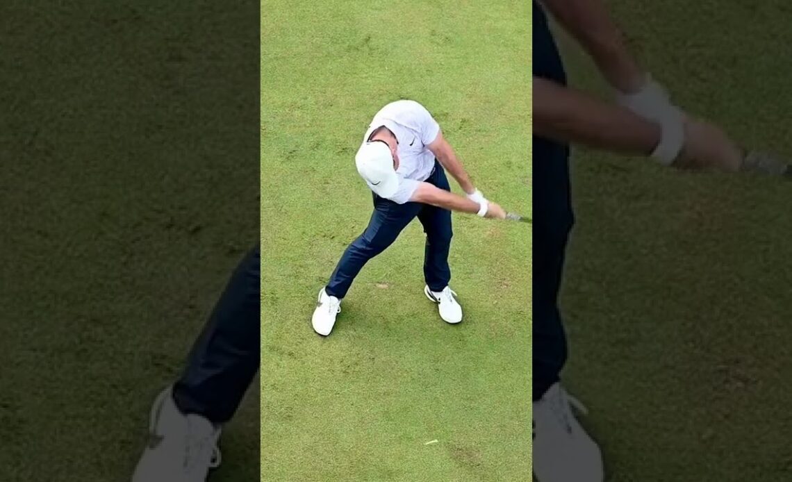 This angle of Rory's swing: so pure 😲