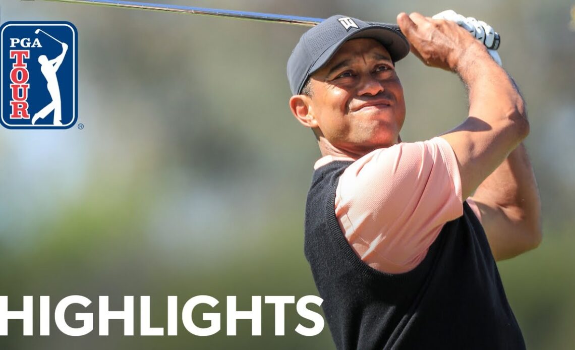 Tiger Woods shoots 2-under 69 | Round 1 | Genesis 2020