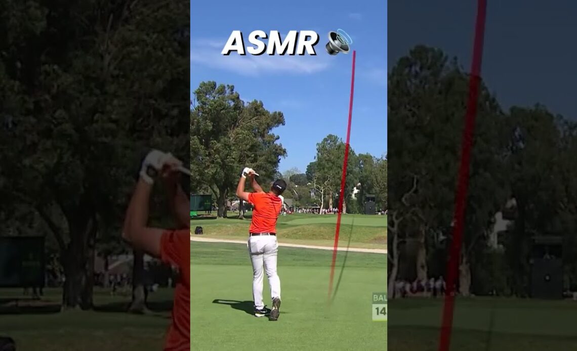 Viktor Hovland golf swing ASMR