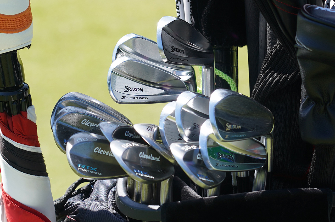 Irons used by golfers ranked in the top 10 in Strokes Gained Approach