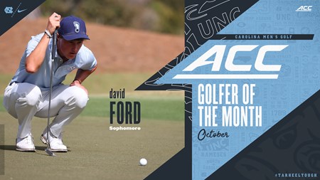 Ford Named ACC Golfer Of The Month