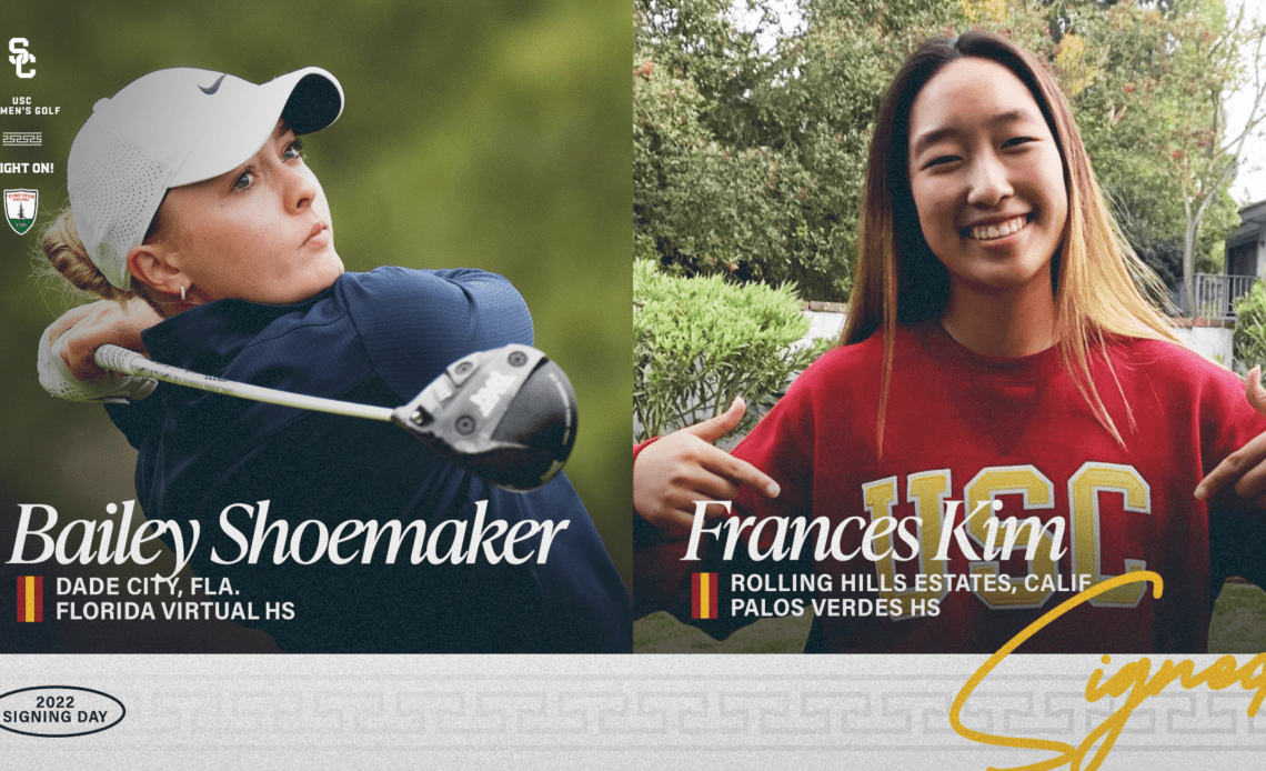 Rolex All-Americans Shoemaker, Kim Sign With USC Women's Golf