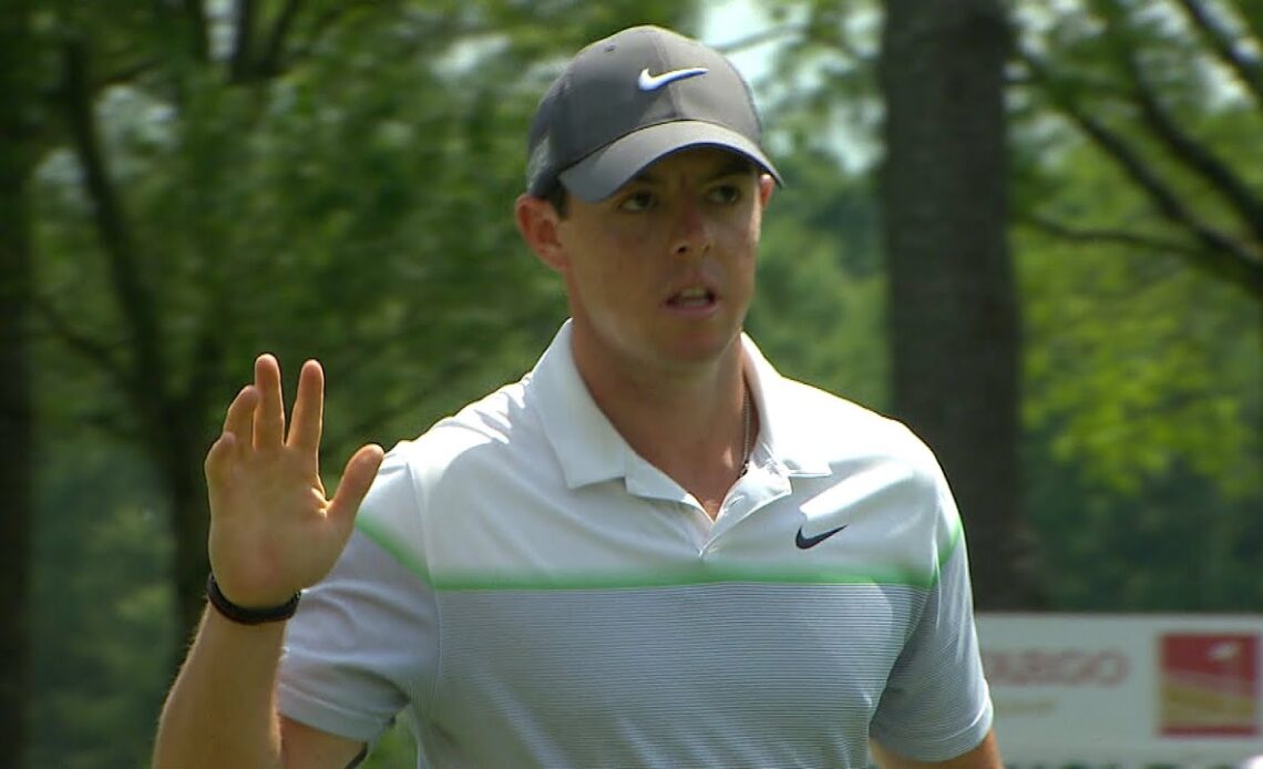 Rory McIlroy highlights from his course-record 61 at Wells Fargo