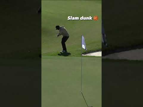 This is what you dream of when you hit a flop shot