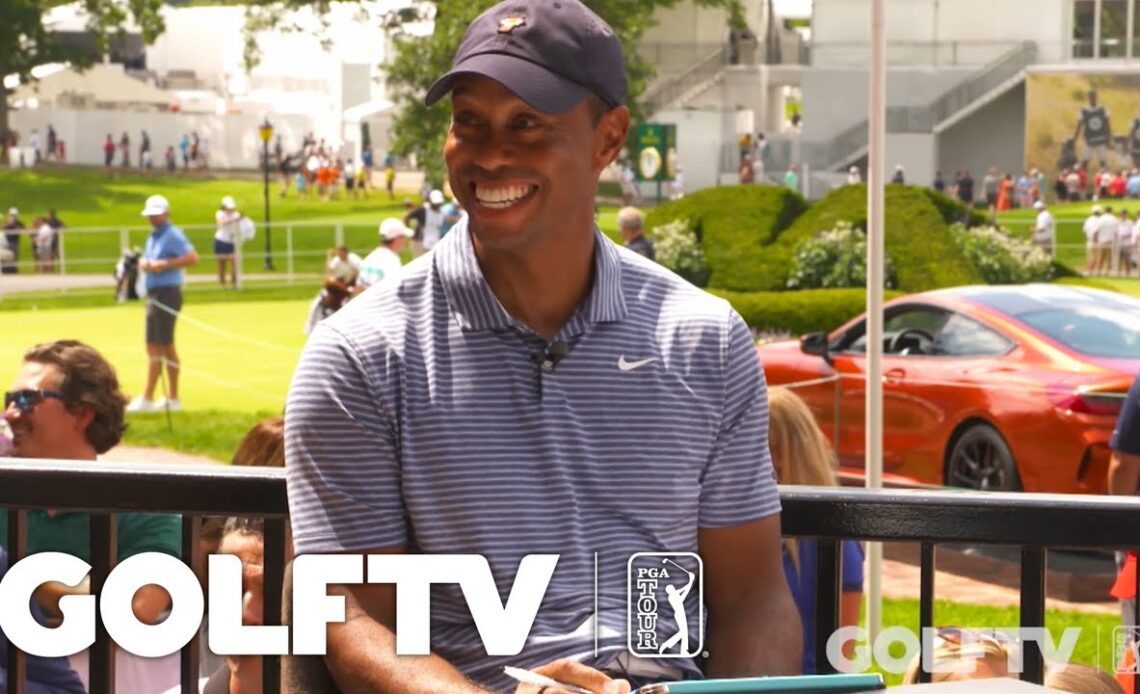 Tiger Woods plays 'Know Your Stats'