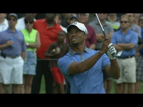 Tiger Woods shoots 61 in Round 2 of Bridgestone Invitational