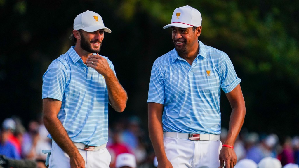 Tony Finau gives advice to first-time dad Max Homa