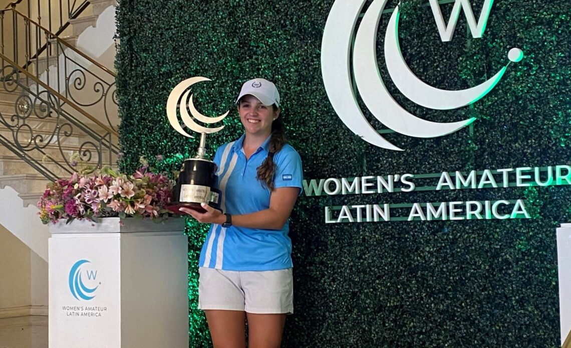 Valentina Rossi Wins Women’s Amateur Latin America