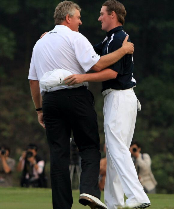 Colin Montgomerie And Marc Warren