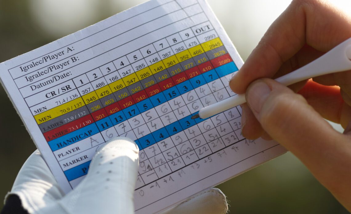 Can You Hand In A Scorecard For Nine Holes Of Golf?