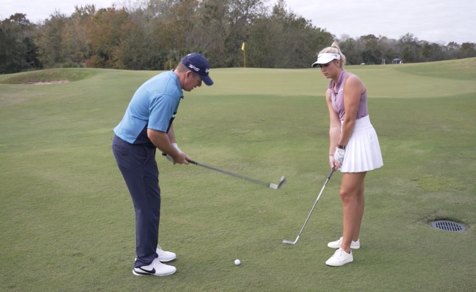 Golf Instruction with Steve & Averee: Turn to chip