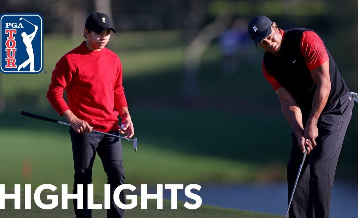 Tiger and Charlie Woods’ best shots from PNC Championship | 2022