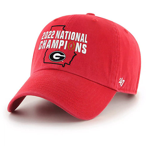'47 Adults' University of Georgia 2022 CFP National Champs Clean Up Cap